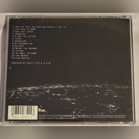 R.E.M. - New Adventures In Hi-Fi - Picture 2 of 3